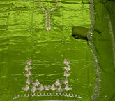 Classy Glass Organza Suit Set with Zari Thread Work - Yanchi